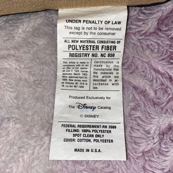 Mickey Mouse Doorstop Weighted Pillow Tapestry Disney Catalog Exclusive - Picture 3 of 4